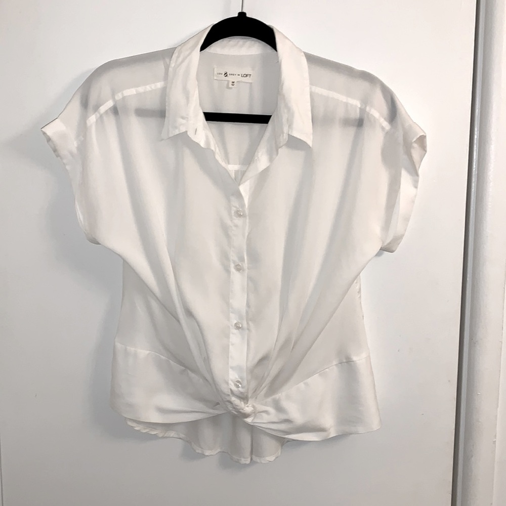 Loft (Lou & Grey) Twist Front Top